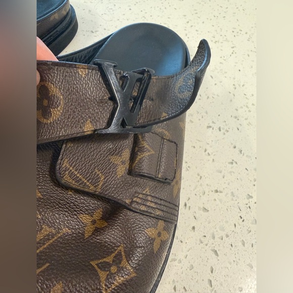 Louis Vuitton Monogram Brown Slip-On Shoes - Picture 5 of 12